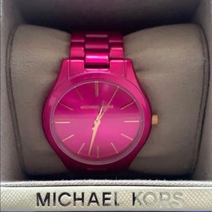 Pink Michael Kors watch
